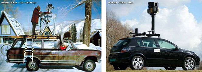 Aspen Movie Map and Google Street View